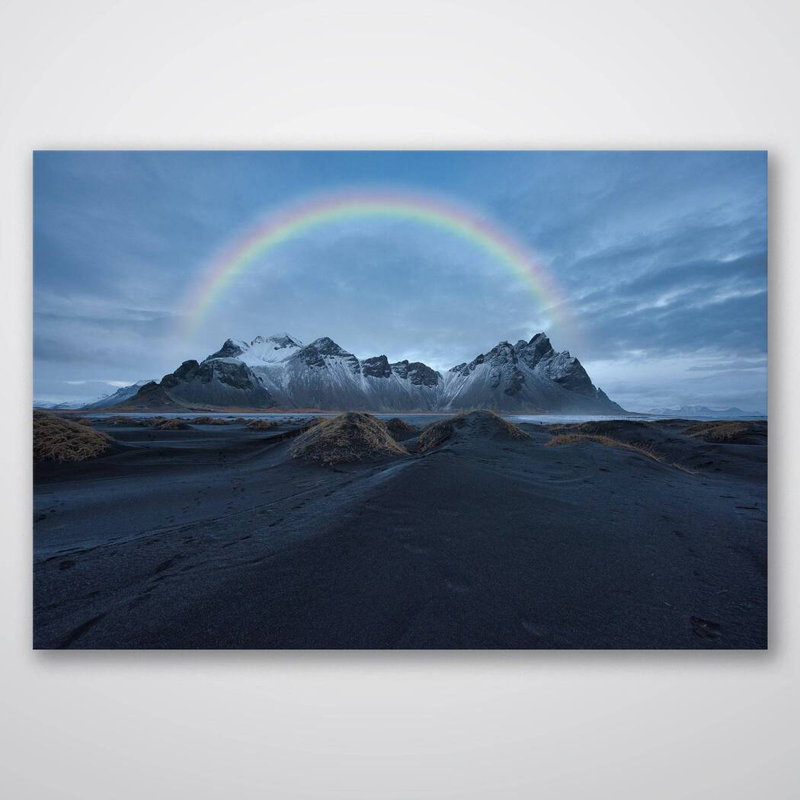 Rainbow Print Landscape Millwood Pines Iceland Rainbow Print